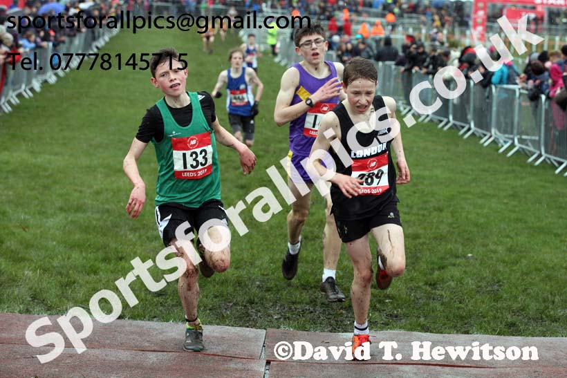 Junior boys 2019 New Balance English Schools Cross Country Champs, Temple Newsam, Leeds. Photo:  David T. Hewitson/Sports for All Pics
